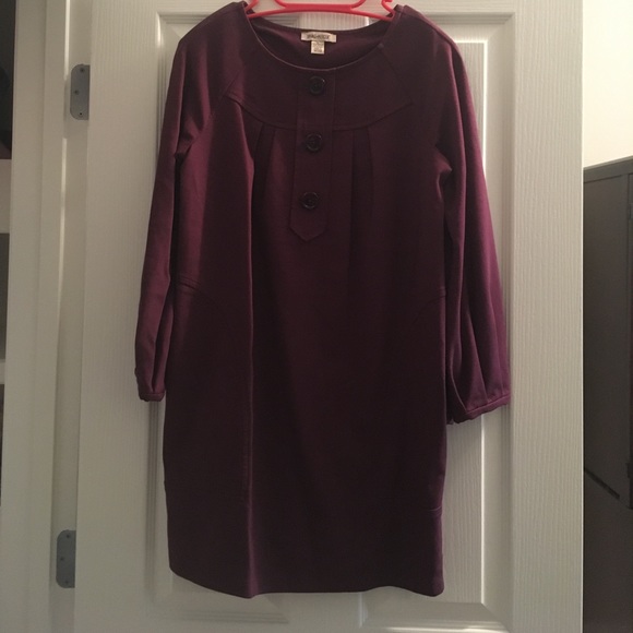 EUC Burgundy dress (w/pockets) - Picture 2 of 2